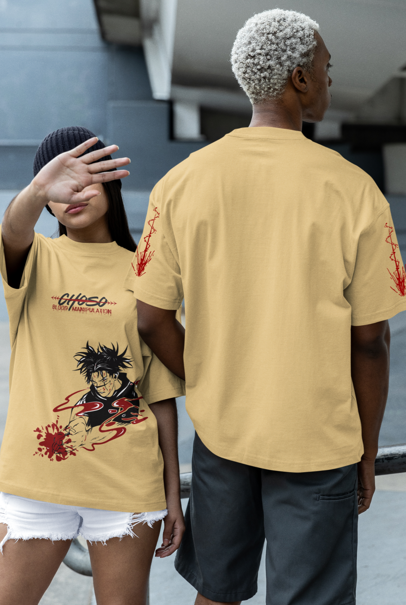 Choso / Blood Manipulation / Jujutsu Kaisen / Unisex Oversize T-Shirt